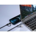 USB Cable 4in1 USB-A & Type-C to Type-C & Lightning 1m Tellur Black