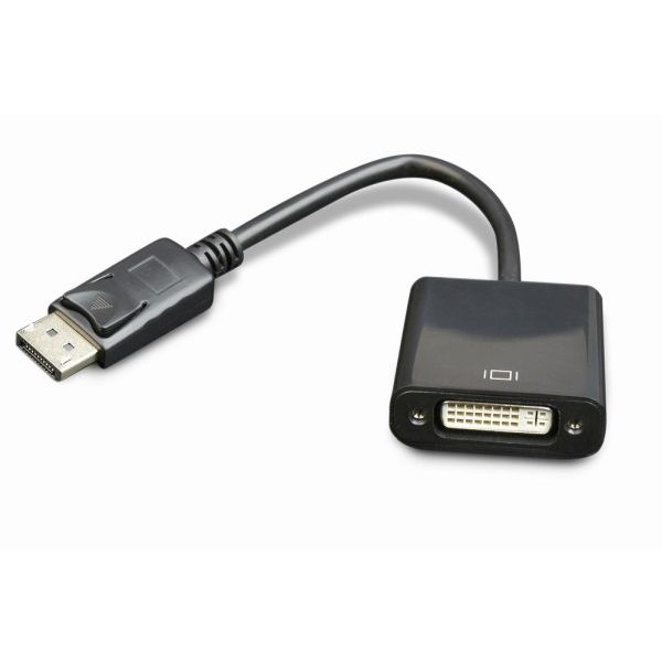 Display Port M to DVI F Adapter Black