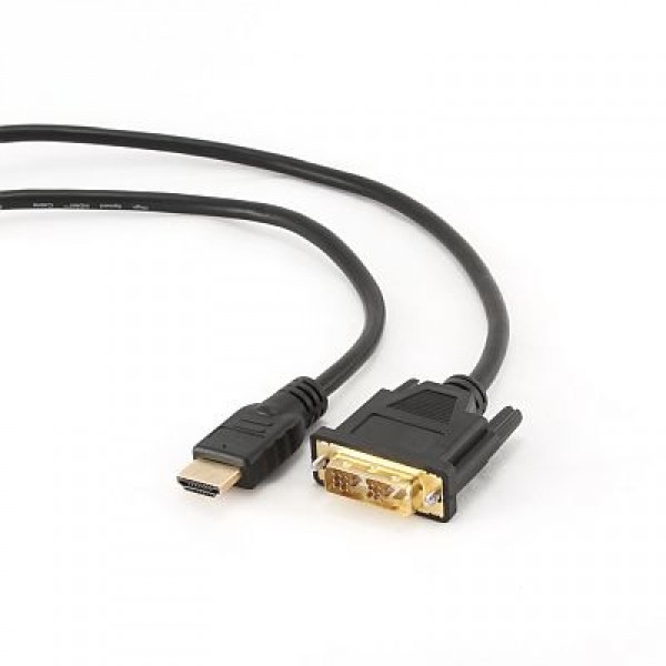Cable HDMI to DVI M/M gold-plated connectors 1.8m Cablexpert