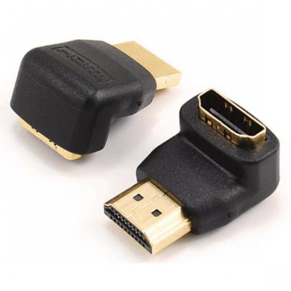 SBOX HDMI-F to HDMI-M 90degrees adapter Black