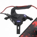 Mouse Bungee White Shark Scorpion Gaming w/4 Port USB Hub