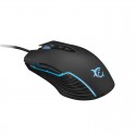 Mouse White Shark Gaming Azarah 6400dpi RGB Black