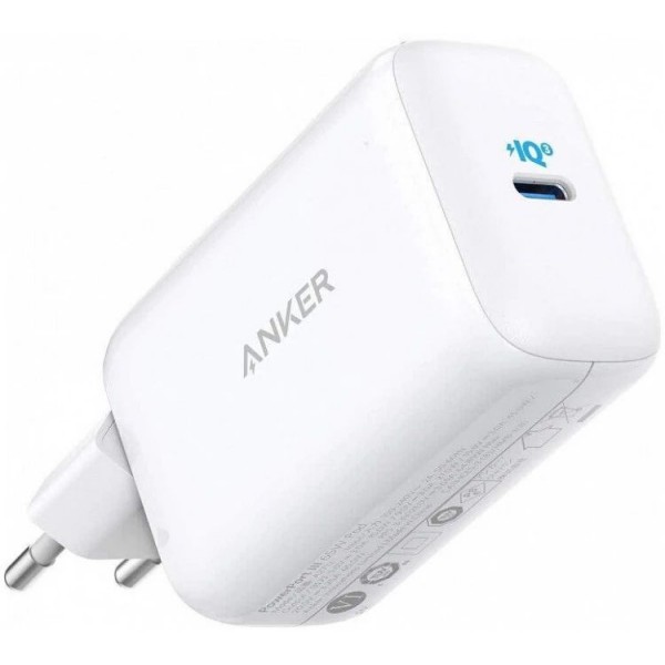 USB Universal Power Charger Anker PowerPort III 65W Pod Type-C 3 Plug Version White