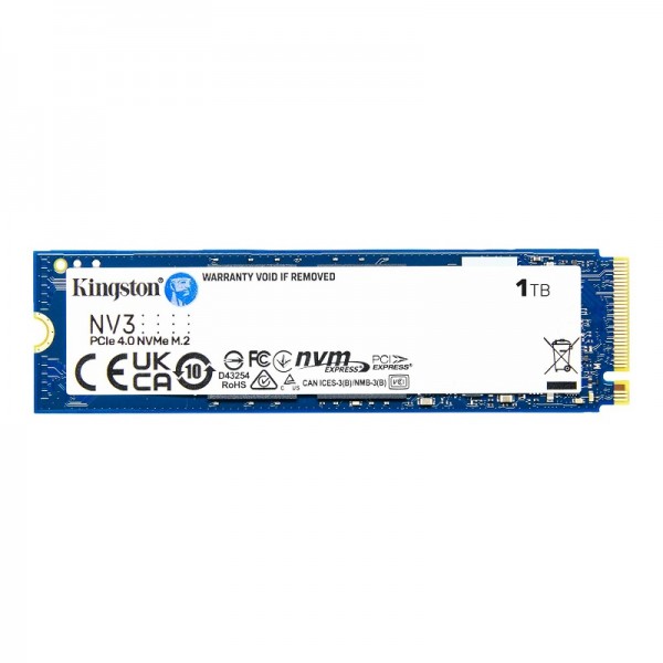SSD M.2 Kingston NV3 NVMe 1TB PCIe 4.0 x4 6000/4000 MB/s