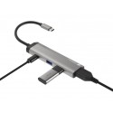 Docking Station Natec Fowler Slim Type-C 2xUSB 3.0/HDMI 4K/USB-C PD