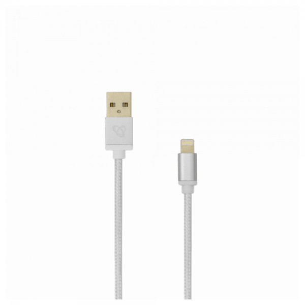 USB Cable for Apple Lightning SBOX 1.5m Silver
