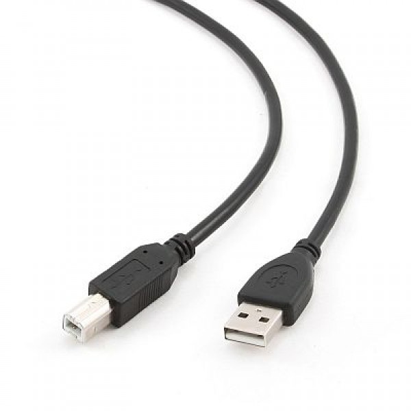 Cable USB 2.0 A to B 1.8m Gembird Black Professional