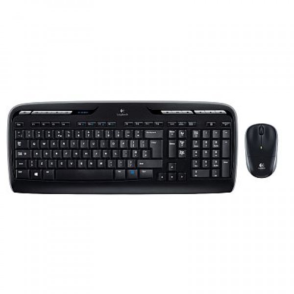 Keyboard Logitech Wireless Desktop MK330 w/Mouse Black