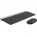 Keyboard Logitech Wireless Desktop MK470 w/Mouse Slim Graphite