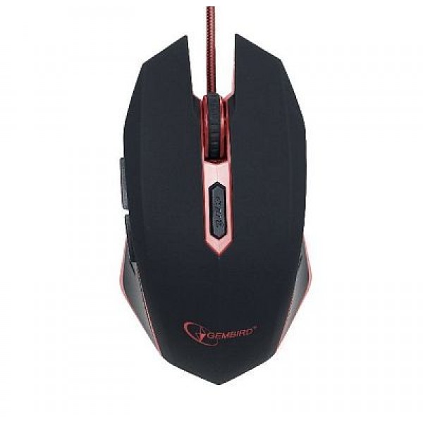 Mouse MUSG-001-R Gaming Optical Red 2400DPI USB