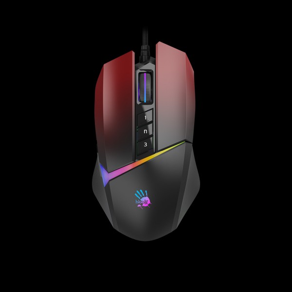 Mouse A4 W60 Max Bloody Gaming USB Gradient Red Activated