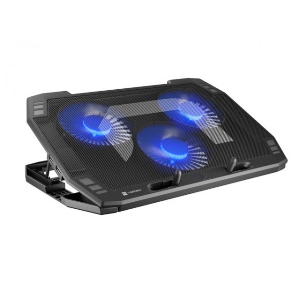 Notebook Stand/Cooler Natec Oriole up to 17.3" 3xFans/Led Light