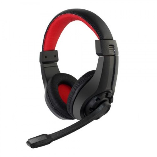 Headphones Gembird GHS-01 Gaming Black/Red w/Mic