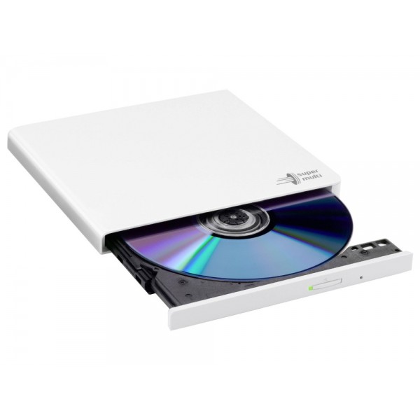 DVD RW +/- LG External USB 2.0 White GP57EW40 Slim w/M-Disk Support