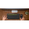 Keyboard Genius LuxeMate Q8000 Wireless Black w/Mouse